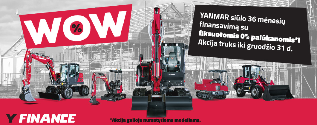 yanmar wow pasiulymas
